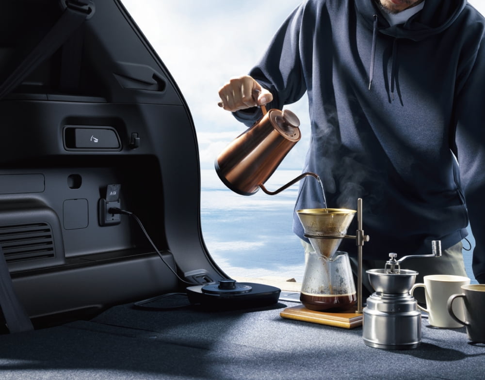 アウトドアでも家電製品が使える！V2L(Vehicle to Load)