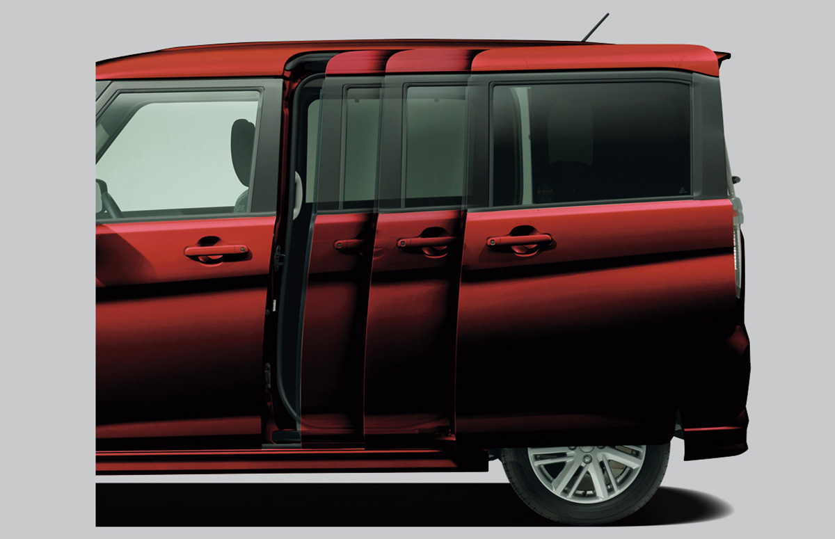 後席両側ワンアクションパワースライドドア［予約ロック機能/挟み込み防止機構付］