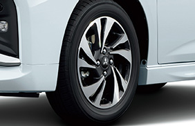 15インチアルミホイール（ブラックメタリック）