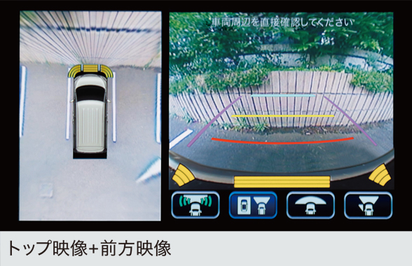 フロントソナー自動表示切替