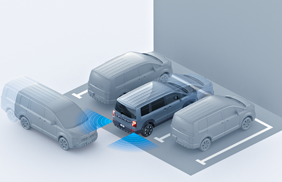 後退時交差車両検知警報システム［RCTA］