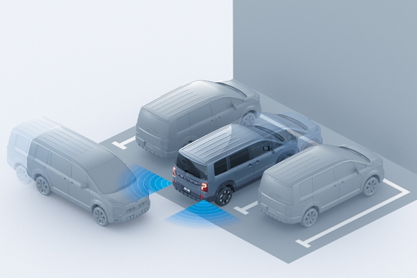 後退時交差車両検知警報システム［RCTA］