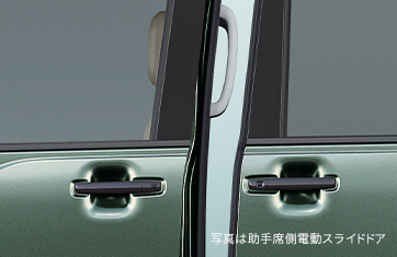 運転席側電動スライドドア（イージークローザー付）