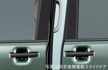 運転席側電動スライドドア（イージークローザー付）助手席側電動スライドドア（イージークローザー付）