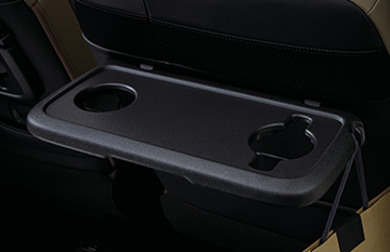 運転席&助手席シートバックテーブル（コンビニエントフック付）