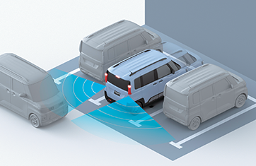 後退時交差車両検知警報システム［RCTA］