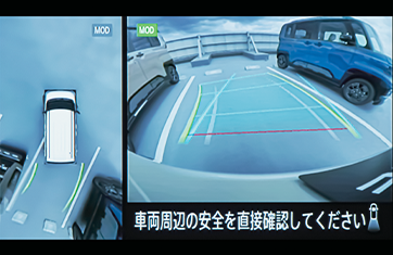 マルチアラウンドモニター 移動物検知機能［MOD］