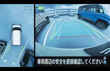 マルチアラウンドモニター 移動物検知機能［MOD］