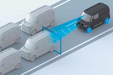 レーダークルーズコントロール［ACC］（全車速追従機能付）