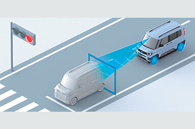 衝突被害軽減ブレーキシステム［FCM］（歩行者・自転車検知付、交差点アシスト）