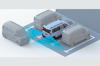 後退時交差車両検知警報システム［RCTA］