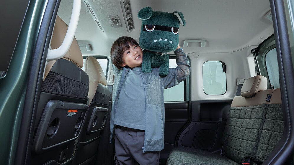 大開口ラゲッジルーム