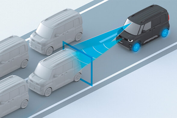 レーダークルーズコントロール［ACC］（全車速追従機能付）