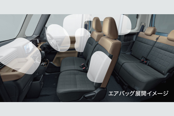 6つのSRSエアバッグ