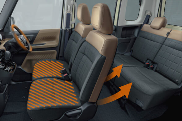 ステアリングヒーター/シートヒーター/リヤヒーターダクト