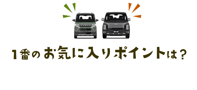 １番のお気に入りポイントは？