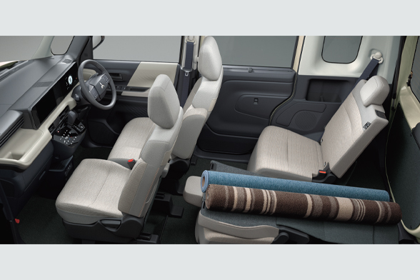 多彩なシートアレンジ