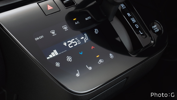 タッチパネル式フルオートエアコン