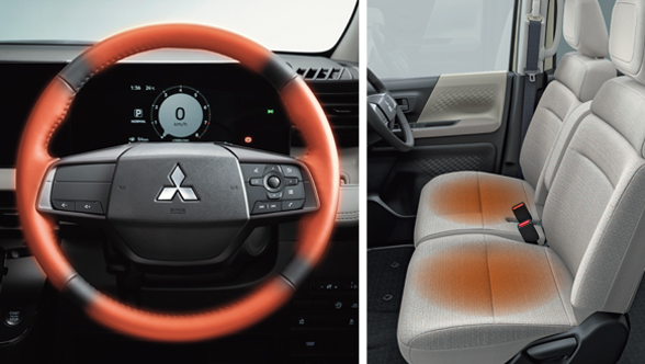 運転席＆助手席シートヒーター、ステアリングヒーター