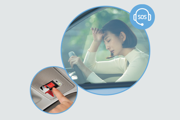 SOSコール（エアバッグ展開時自動通報機能付）