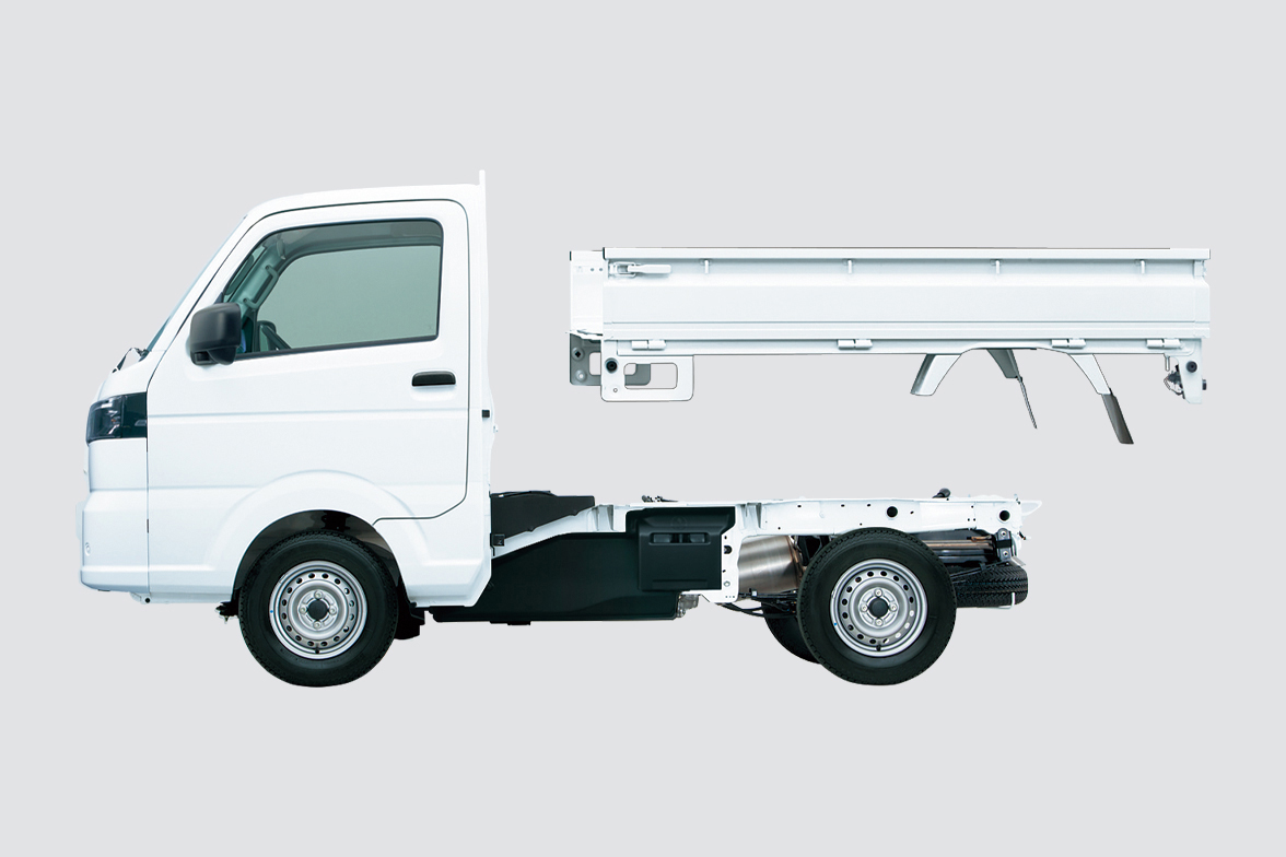 ボディに防錆鋼板を使用