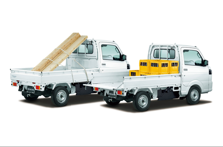 どんな荷物もたっぷり積める、たくさん運べる