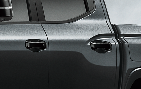 アウタードアハンドル（ブラックメタリック）