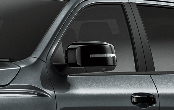 電動格納式ヒーテッドドアミラー（ブラックメタリック）