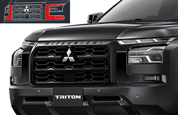 フォグランプベゼル/フロントバンパーガーニッシュ（ブラックメタリック）