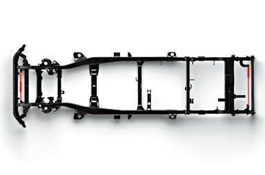 高剛性ラダーフレーム