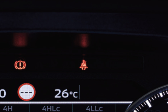 シートベルト非装着ウォーニング