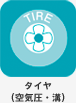 タイヤ（空気圧・溝）