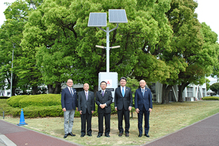 三菱自　電動車使用済みバッテリー活用、愛知・岡崎市で自律型街路灯の実証