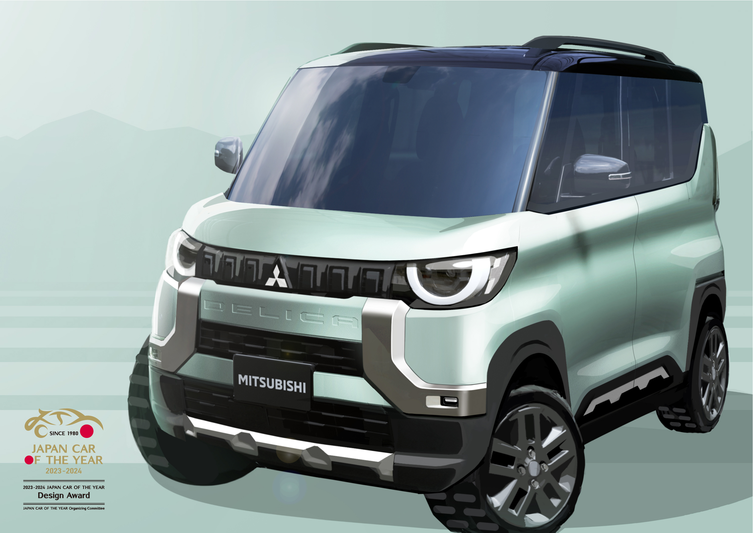 At the 2023-2024 JAPAN CAR OF THE YEAR, winner of the design award.