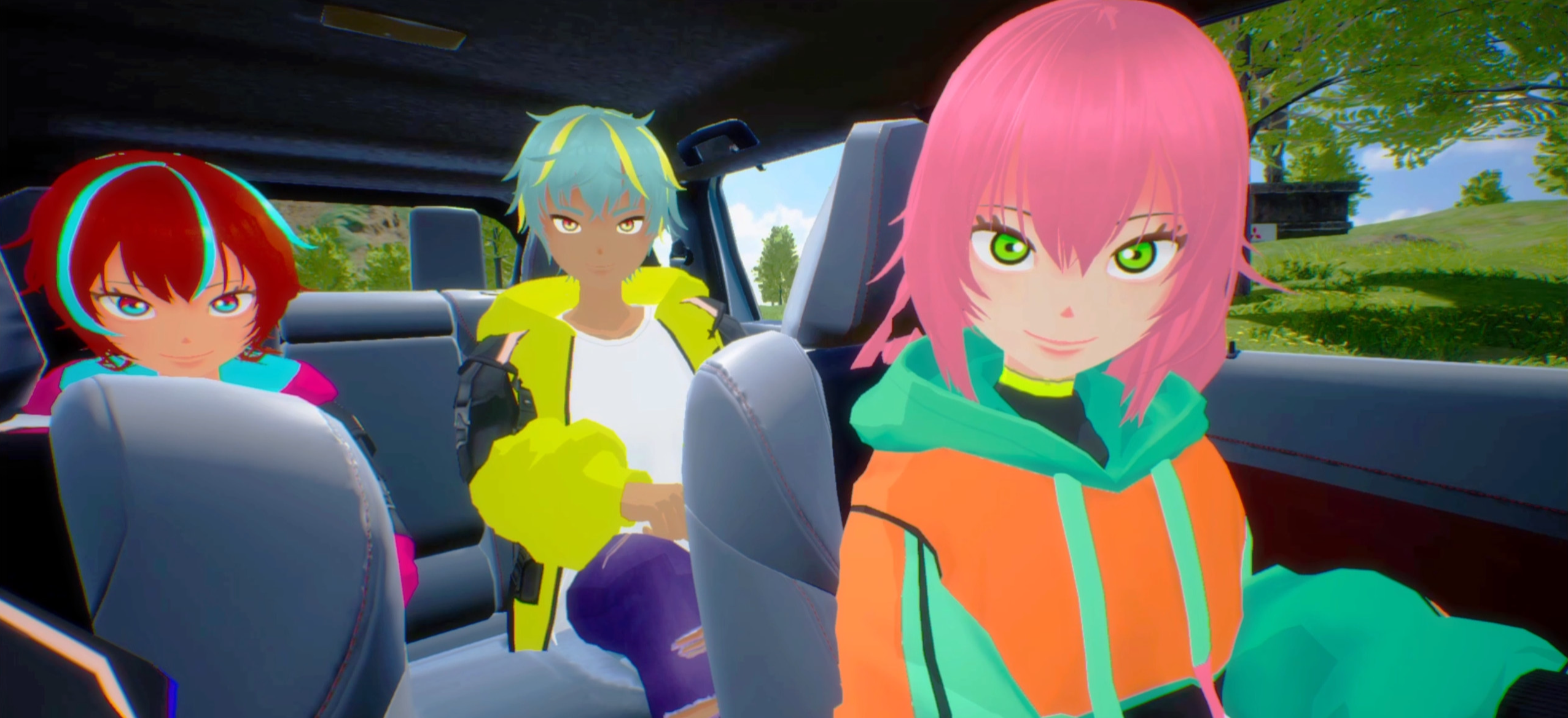 Driving with friends