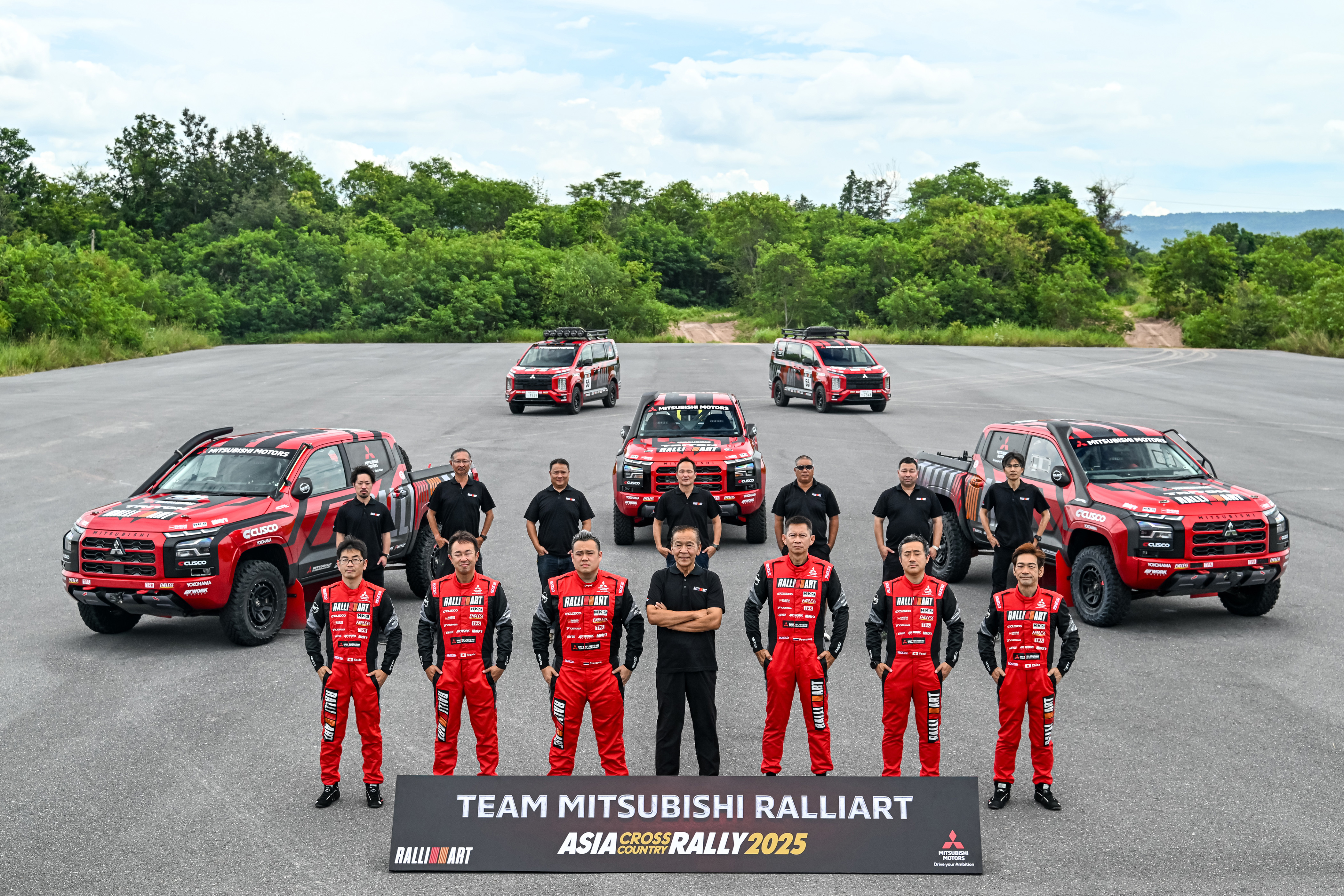Team Mitsubishi Ralliart Takes on Asia Cross Country Rally 2025 with Three Triton Rally Cars
