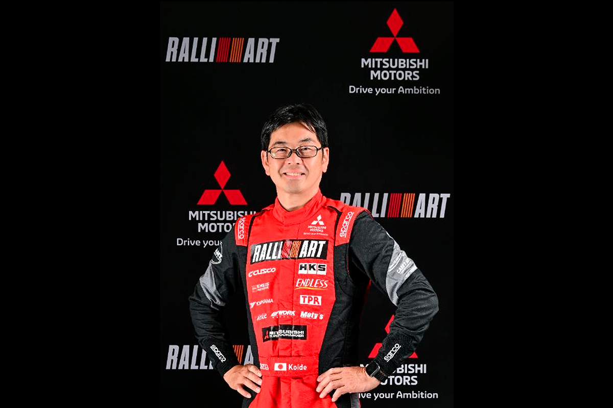 Driver: Kazuto Koide (Mitsubishi Motors)