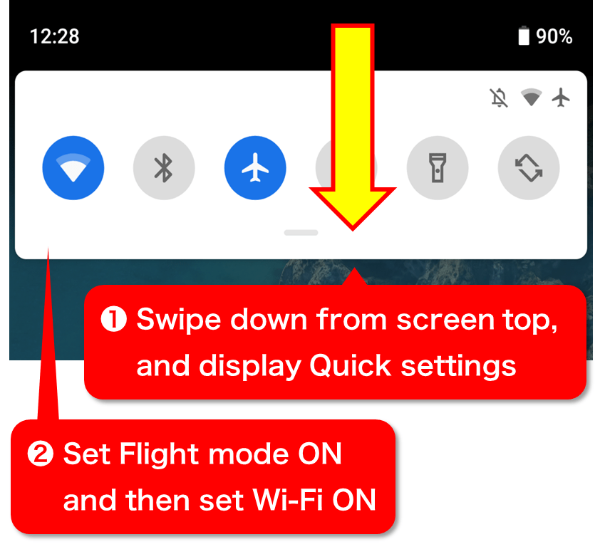 Change mobile communication settings