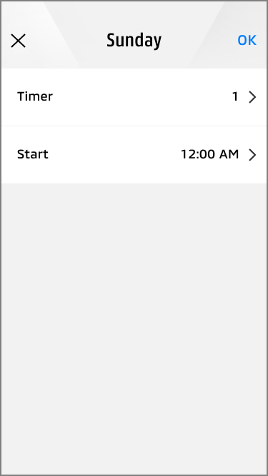 2.Remote Climate Control Timer schedule settings