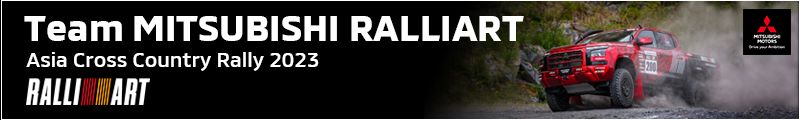 Team MITSUBISHI RALLIART Asis Cross Country Rally 2023