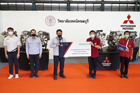 MMTh donates engines as learning material to learn automotive engineering [Thailand]