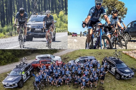 Vehicles Are Provided for a Mental Health Charity Cycling Event [Australia]