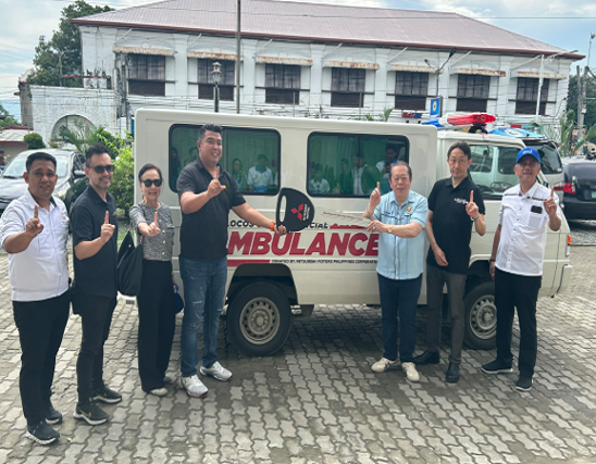 MMPC Donates “L300” as Ambulance Vehicle for Medical Assistance