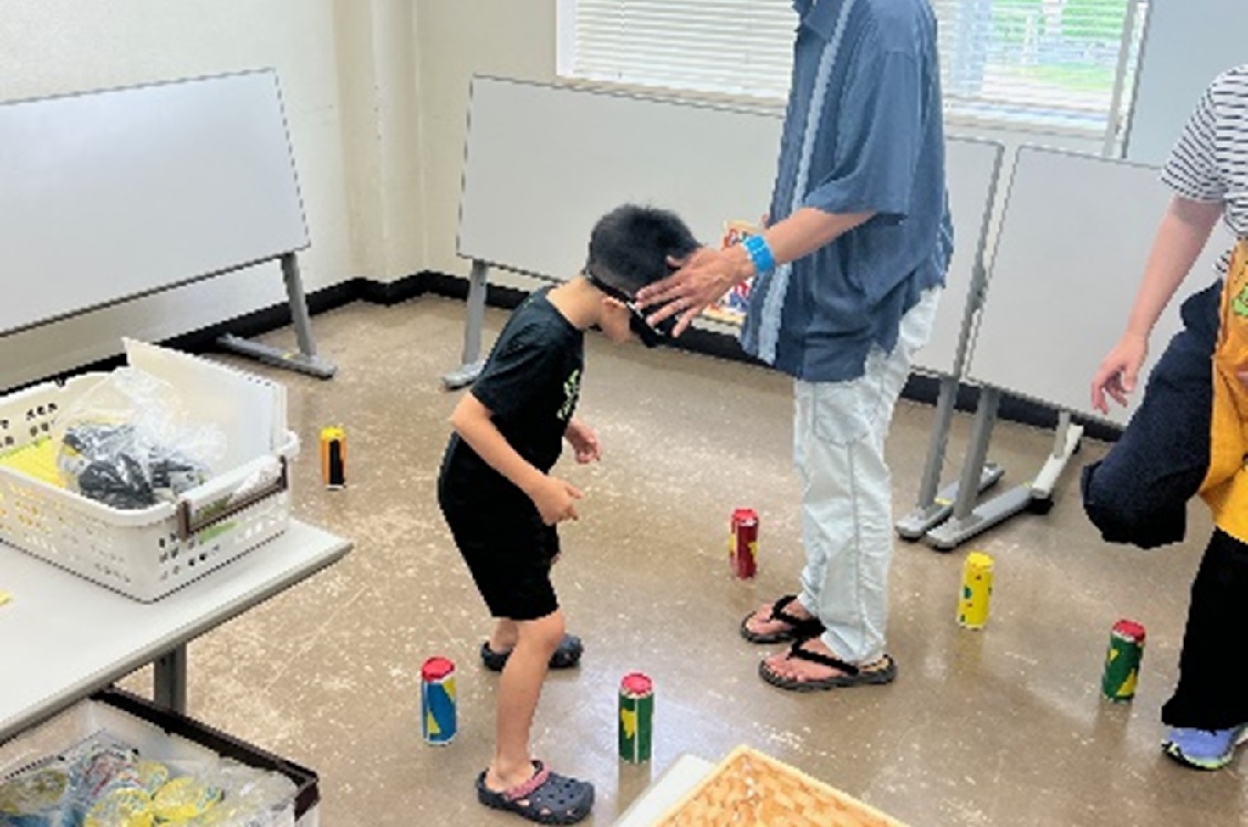 ゴーグルによる酒酔い体験（9月14日）