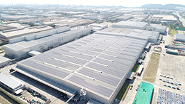三菱自動車、タイの生産工場で大規模太陽光発電設備の稼働を開始