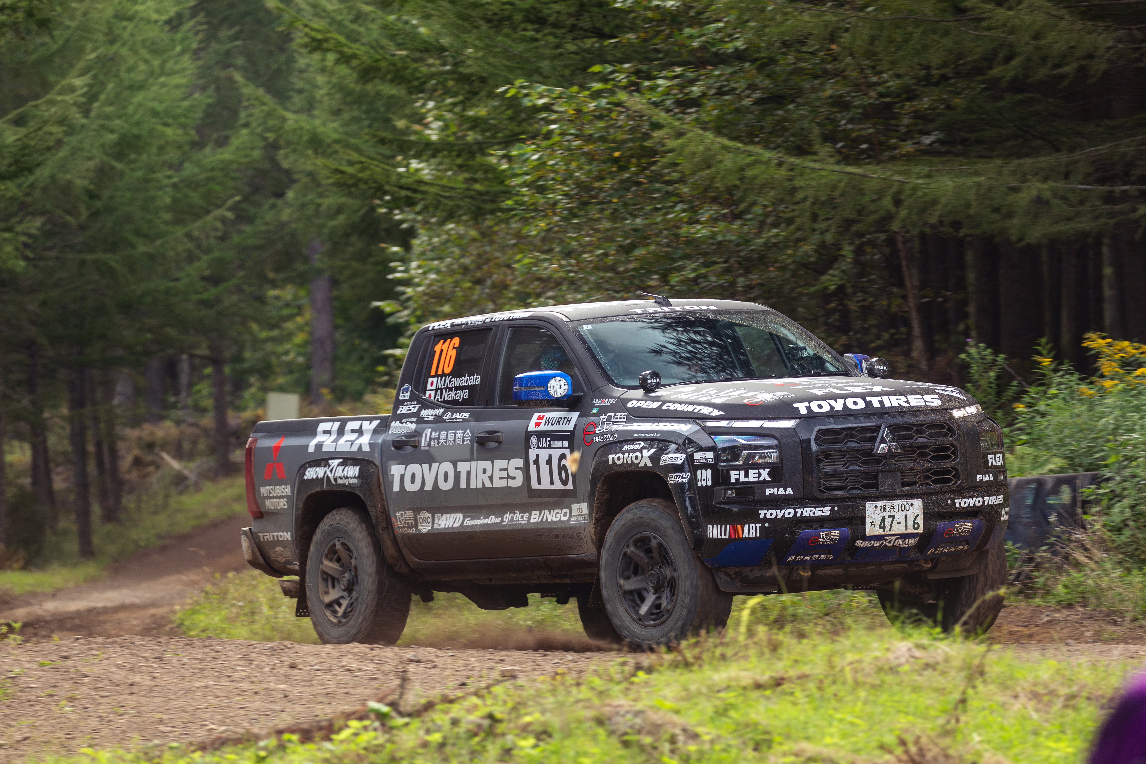 「FLEX SHOW AIKAWA Racing with TOYO TIRES」川畑 真人選手