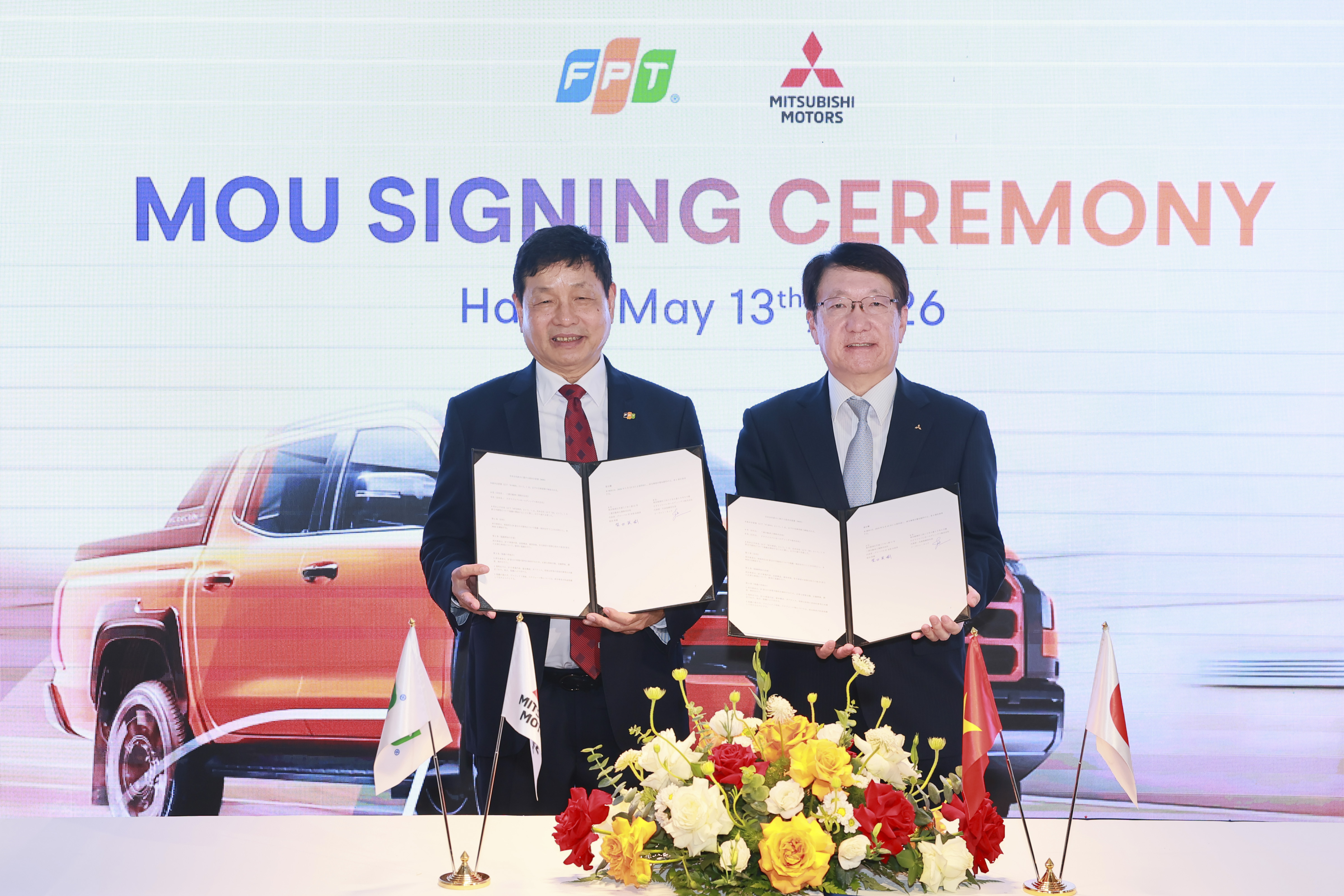 Mitsubishi Motors Signs Memorandum of Understanding with FPT Japan Holdings to Study Collaboration in Software and Digital Domain