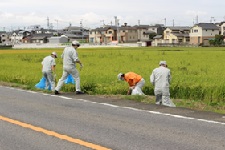 長瀬環境保全会の清掃活動を行いました