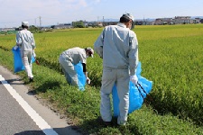 9月も長瀬環境保全会の清掃活動を実施