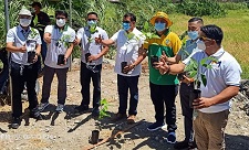 緑豊かな環境を目指し、マホガニーの苗木を寄付［フィリピン］